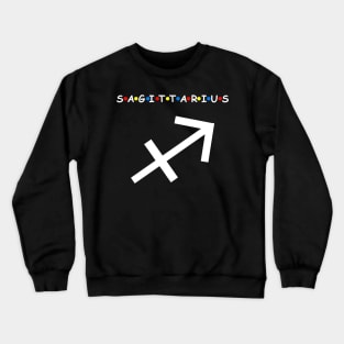 Sagittarius Symbol Birthday Zodiac Sagittarius Crewneck Sweatshirt